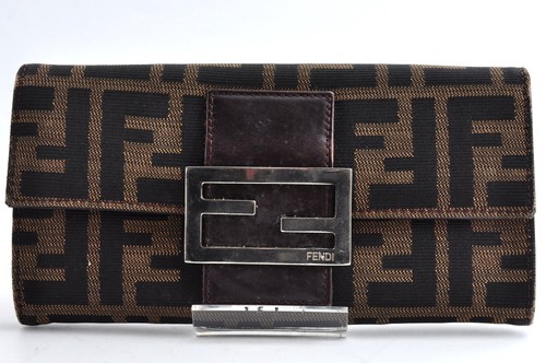 Portafoglio lungo fendi - fendi, zucca