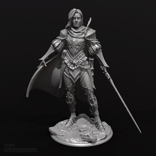 Kit modellino stampa knight - 3d,