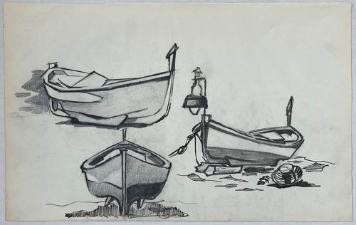 1956 spagna barche - barche, pesca