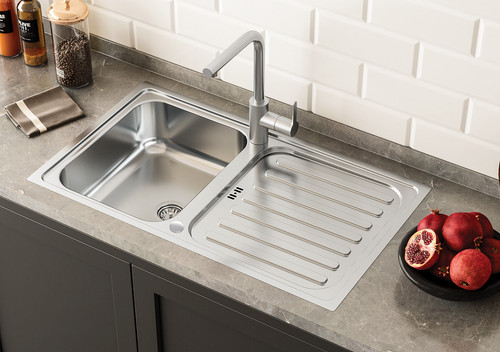 Acciaio inox lavello incasso - inox,
