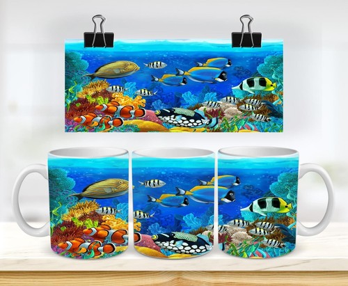 Tazza mug acquario pesci - mug,