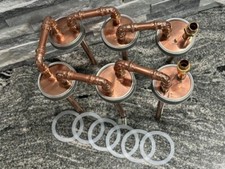 1/2" Tandem Mason Barattolo Thumpers per Barattoli Bocca Larga Distillazione a Sei Vie A22