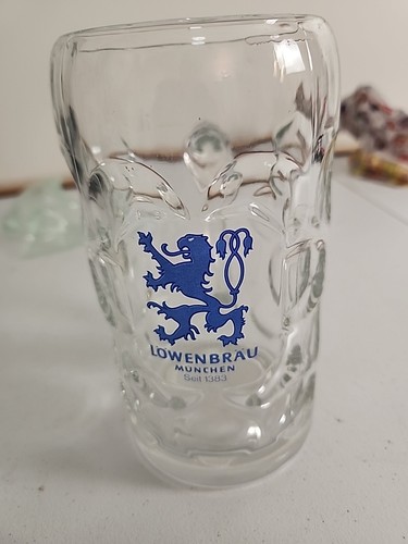 Tazza birra lowenbrau vintage - birra,