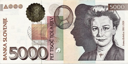 Banconota slovenia 5000 - banconota,