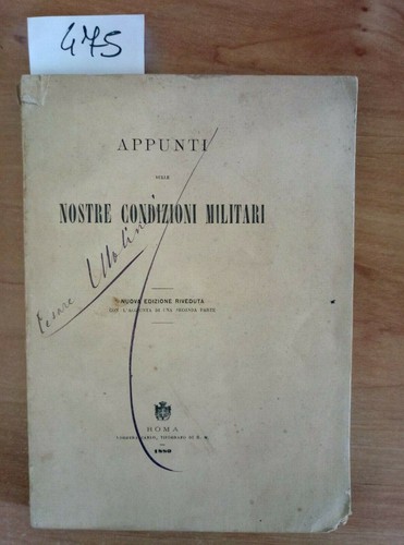 1880 appunti sulle nostre - appunti,