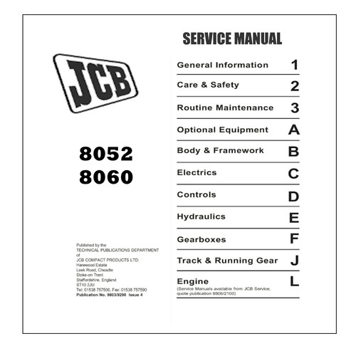 Manuale officina per jcb - manuale,