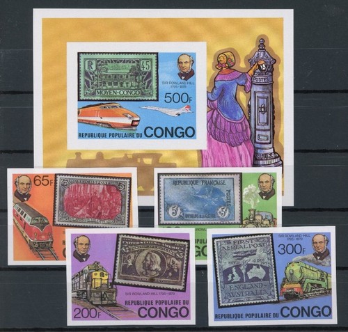 Congo brazza 680 683 - 680-683,, blocco