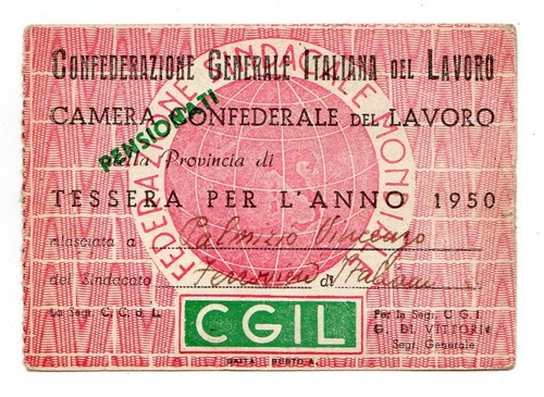 Tessera pensionati - ,