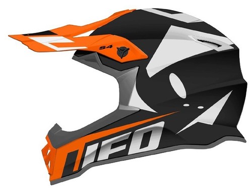 Casque cross junior - ufo, noir