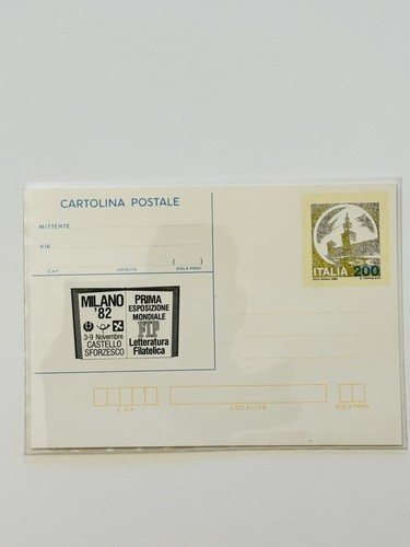 Italia 1982 cartolina postale - italia,