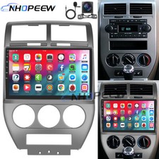 Autoradio 10.1" Android 15 con GPS NAVI WIFI + fotocamera per Jeep Compass 2007-2010