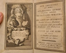 1787 Due Opuscoli Del Dottor