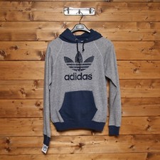 Felpa Adidas Tg.L Usato (Cod.EBAY1274) Grigio Unisex Made in USA