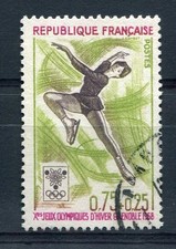 FRANCIA 1968, Francobollo 1546, SPORT, PATTINAGGIO ARTISTICO, Annullato