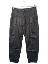 ZARA Pantaloni in ecopelle