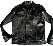 !!️ LEVI'S TRUCKER LEATHER