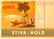 1940 ca LLOYD TRIESTINO AFRICA
