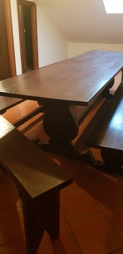 Tavolo con panche per taverna - panche,