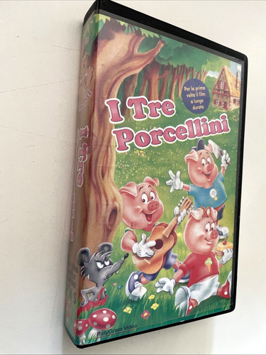 Tre porcellini vhs - tre,