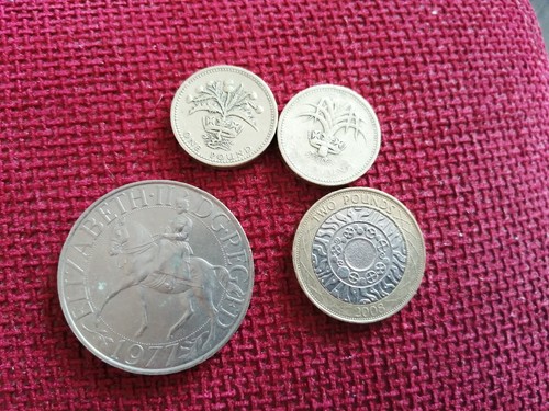 Quattro monete inglesi - ,