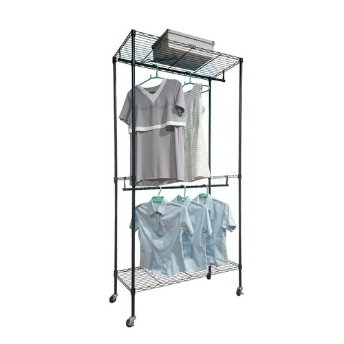 Carrello scaffale porta abiti