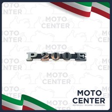 TARGHETTA P 200 E COFANO LATERALE PIAGGIO VESPA P 200 E