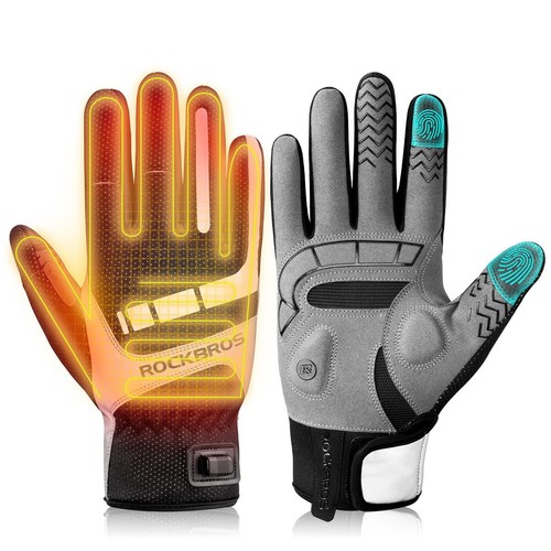 Rockbros guanti riscaldati - rockbros,