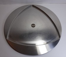 Grande Vassoio Optical ALESSI Trifolio Design Franco Grignani cm 38 Vintage