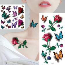 Fiore Farfalla Tatuaggi