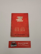 Libretto Uso e Manutenzione