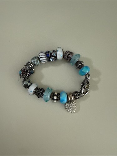 Pandora charm bracelet with - pandora, bracelet,