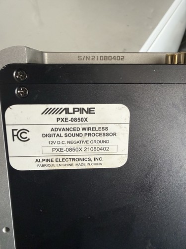Alpine pxe 0850x wireless - alpine, pxe-0850x