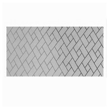 ROTOLO PELLICOLA FINESTRE DECORO MATTONI OBLIQUI 2D 45X200CM ADESIVA VETRO 10113