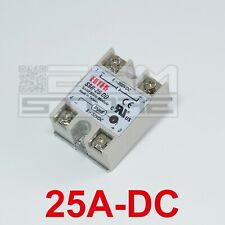 Relè statico 25A DC - 3-32Vdc 5-200Vdc SSR-25DD stato solido relay - ART. EC04