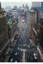 Foto d'epoca Time Square 1967