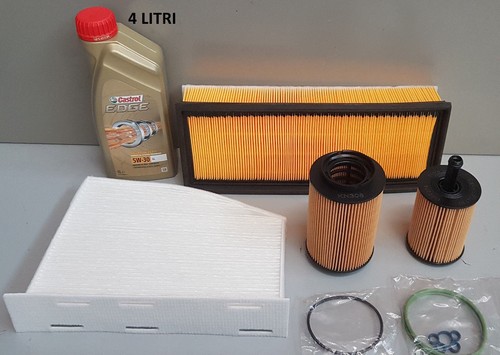 Kit tagliando 4 castrol - tagliando, +