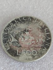 Moneta 500 lire d'argento