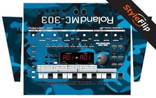 Roland MC-303 Groovebox | Blu Mimetico | Decalcomania Protettiva | Pelli StyleFlip