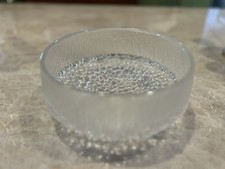 Servizio ciotola vetro Iittala Ultima Thule Tapio Wirkala 7,5" vintage grande