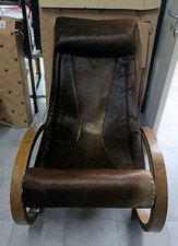 SEDIA A DONDOLO SGARSUL GAE AULENTI POLTRONOVA DESIGN ANNI '60 VINTAGE 