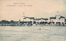 dr382 cartolina bagni di