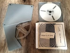 2 BOBINE PER FILM 8mm /SUPER8 - 120 Mt  VUOTE CON SCATOLA "GRASSO"e BC ITALIANA