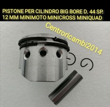 PISTONE PER CILINDRO BIG BORE D. 44 SP. 12 MM MINIMOTO MINICROSS MINIQUAD 