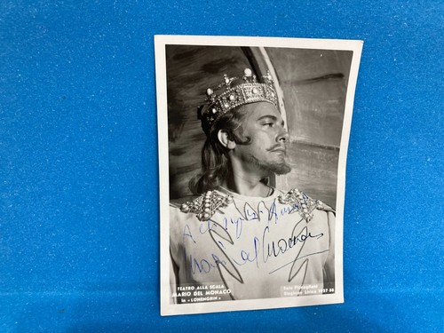 Foto autografata mario - autografata, del