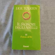 J. R. R. Tolkien Il Signore degli Anelli "Verde" ll Ritorno del Re Rusconi 1997