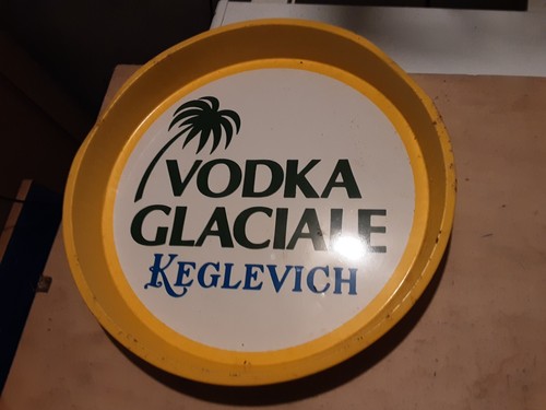 Vassoio latta vintage vodka - in,