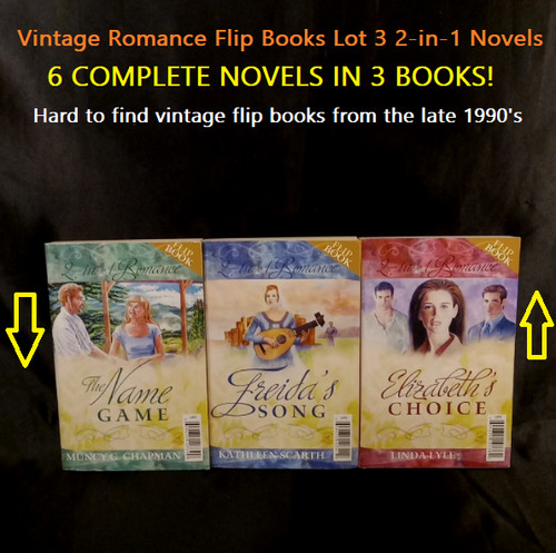 Vintage romance flip books lot - vintage,