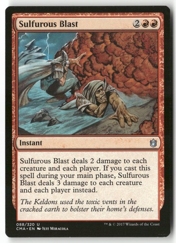 Sulfurous blast magic the - blast, magic: