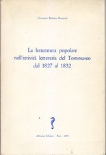 LA LETTERATURA POPOLARE NELLA