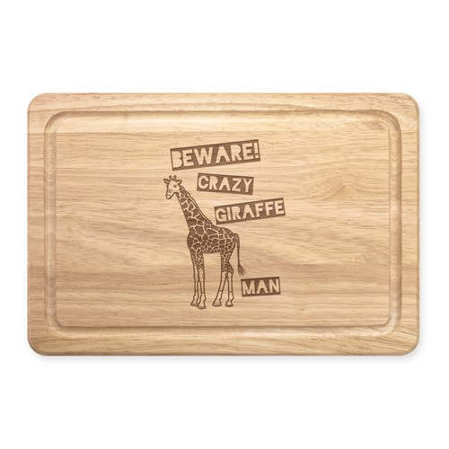 Beware pazzo giraffa uomo - pazzo,